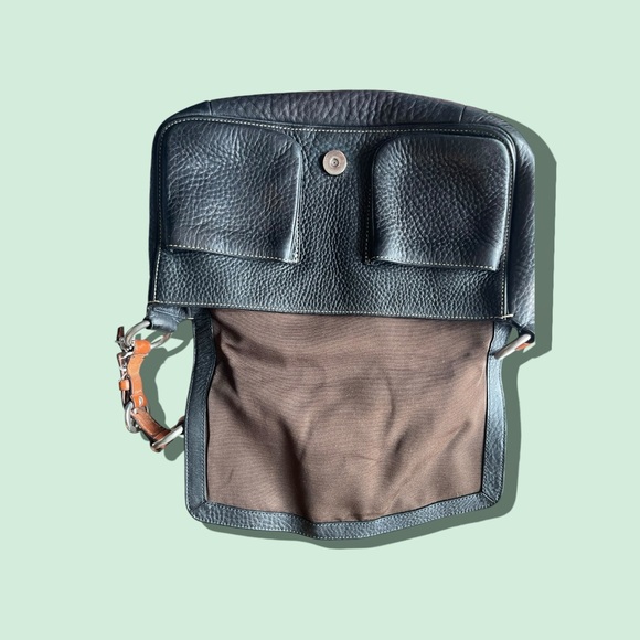 COACH 8A41 Chelsea Black Pebbled Leather Shoulder Handbag Purse Hobo - Picture 4 of 14